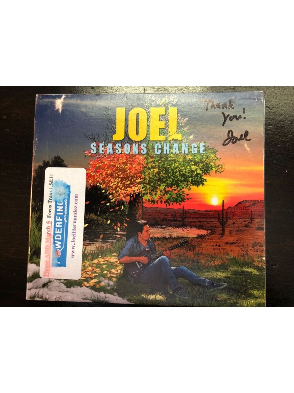 3 For $6 Joel : Seasons Change (CD, 2017) AUTOGRAPHED